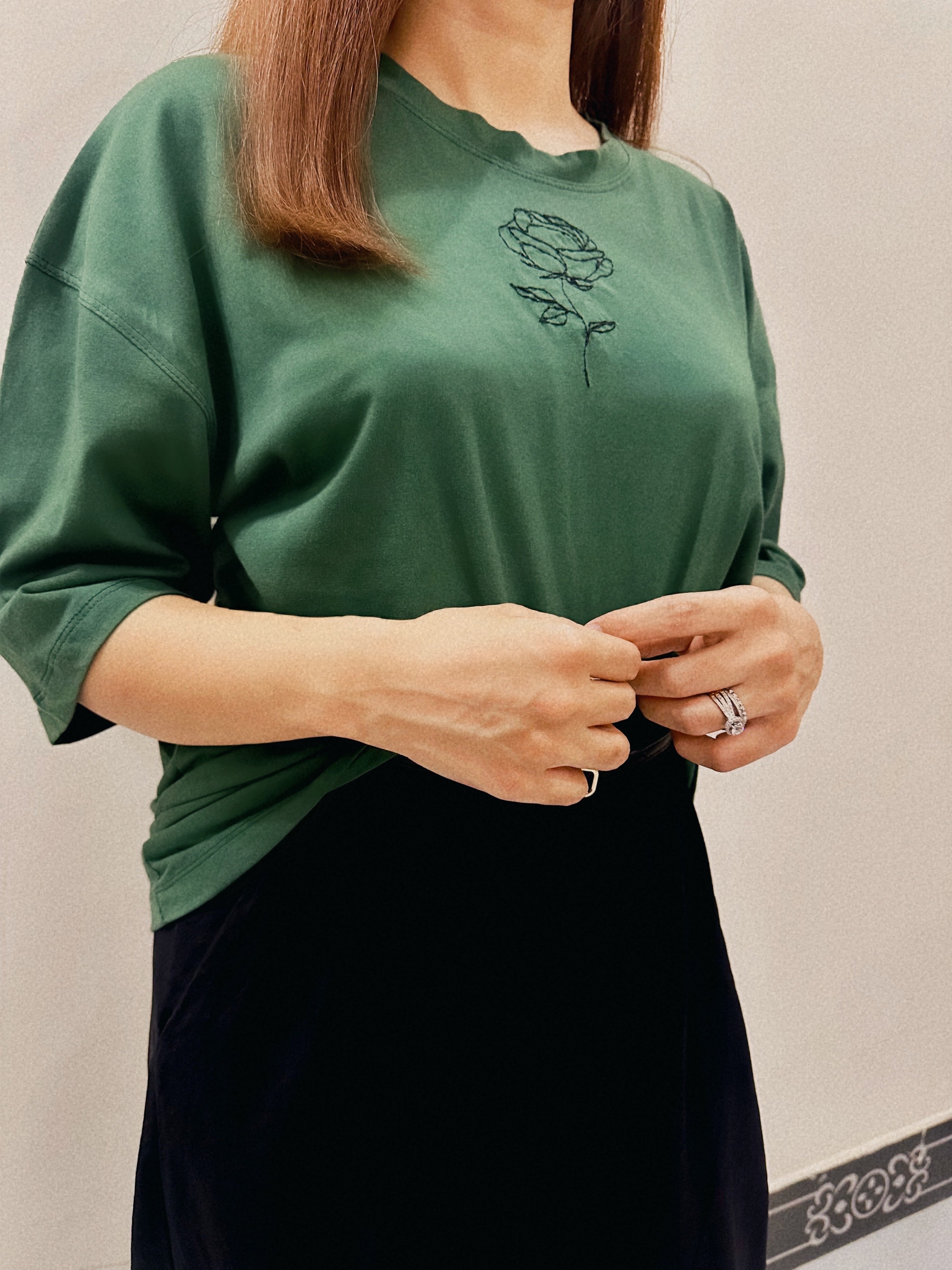 Solace Tee – Forest Green
